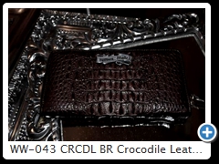William Brown Elite Croc Wallet 78,800 円
