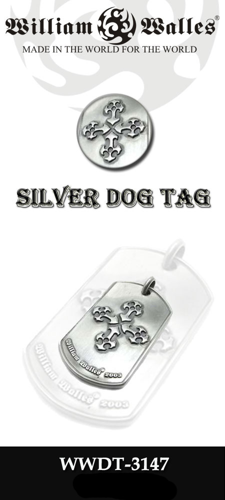 Silver Dog TagVo[ hbO^O WWDT-3147 CHAIN