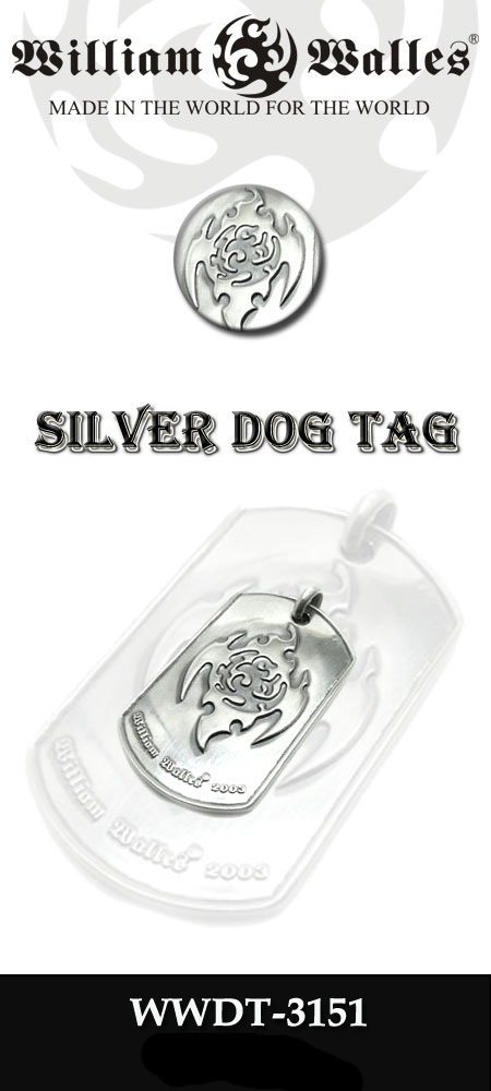 Silver Dog TagVo[ hbO^O WWDT-3151 CHAIN