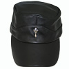 Limited Edition Leather Cap with Gothic Cross Xq WWH-16829