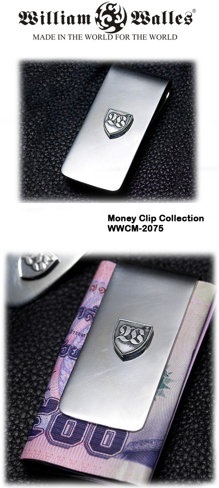 Silver money clip, silver accessories, Uiriamuuoresȗ  Vo[ANZ WWCM-2075