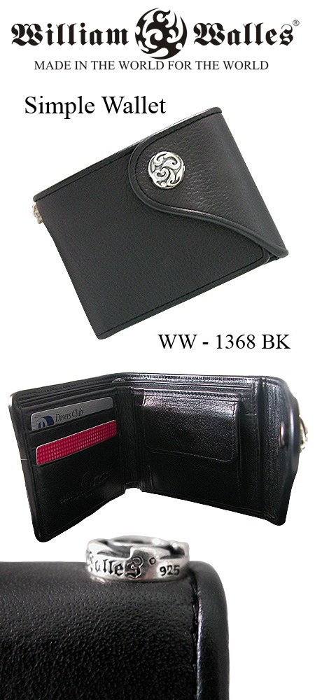 simple wallet backU[ z / EHbg WW-1368 BK