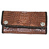 William Brown Elite Croc Wallet U[ z / EHbg WW-043 CRCDL BR