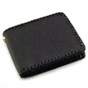 Simple Cowhide Wallet U[ z / EHbg WW-1369 BK