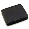 Simple Cowhide Wallet Vo[ w / O WW-1369 BK