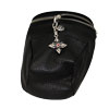 Leather Fashion Pouch with Silver Cross Dangle obO / ΂ WWB-16901