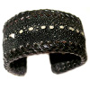 Stingray Dots Bangle U[uXbg WWB-20860 BK ST DOTS