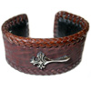 Brown Shark Cross Bangle ̑  Vo[ANZ WWB-20863 BR SHK WITH CROSS