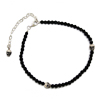 Black Spinnel Skull Bracelet I Vo[yAO WWB-28357 BK