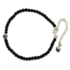 Black Spinnel Skull Bracelet II Vo[@y_g WWB-28358 BK