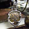 Heart Shield Pendant Vo[@y_g WWP-14593 SIBR