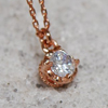 Regency Gem Necklace Pink fB[Xy_g WWP-25131 PI