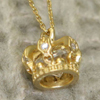 Queen Crown Necklace ペアペンダント WWP-25216 GP