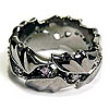 Bat Wing Ring with Pink Gem U[ z / EHbg WWR-10001 PI 19