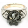 Sebastian Crown Ring BLACK lbNX `F[ WWR-25596 MEN BK 17