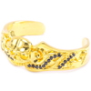 Heroic Skull Bangle Gold Vo[C^[ WWSB-16617 18K GOLD