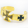 Triple Cross Bangle GOLD L[z_[ WWSB-16618 18K GOLD