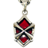 Armored-X Red Stone Pendant ys WWP-25233