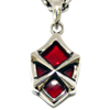 Armored-X Red Stone Pendant Vo[ gEO WWP-25233