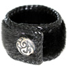 Azarashi Kawa Black Bangle Men fB[Xy_g WWB-3331 BK Men