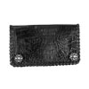 Black Croc Wallet fB[ w / O WW-049 CRCDL BK