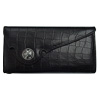 Black Crocodile Long Wallet -Limited Edition U[ z / EHbg WW-13273 BK CR1