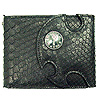 Black Snake Moan Short Wallet Vo[@y_g WW-13270 BK SNK