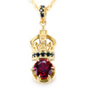 NX^NEy_gCrystal Crown Pendant Vo[@y_g WWP-14571