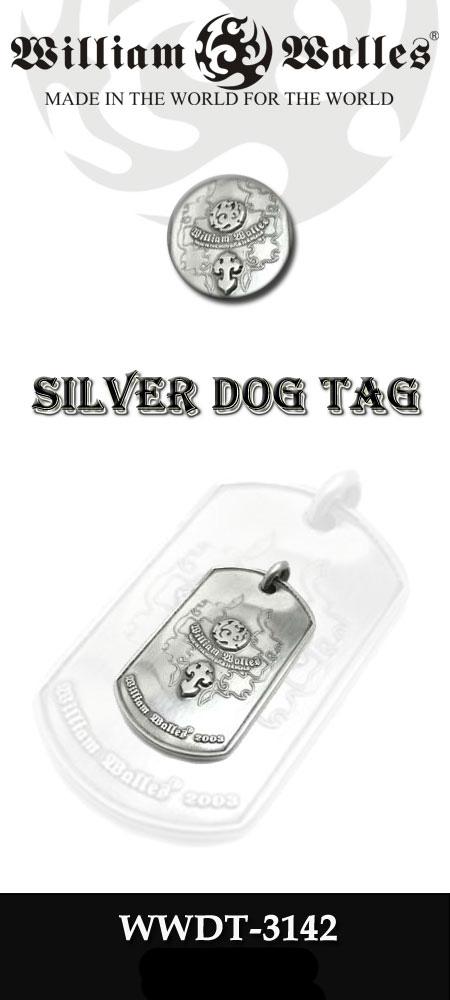 Silver Dog Tagシルバー ドッグタグ WWDT-3142 CHAIN