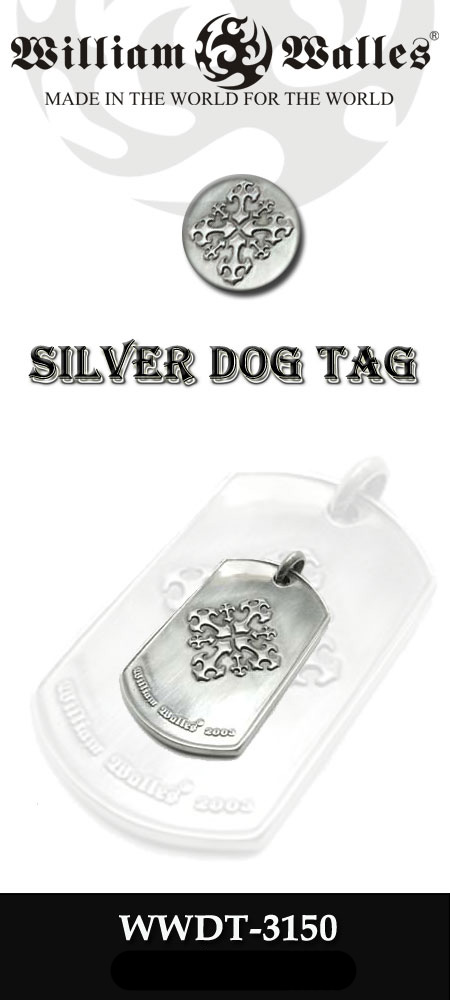 Silver Dog TagVo[ hbO^O WWDT-3150 CHAIN
