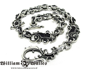 Dragon Skin chains, silver chains, silver, William Wallaceウォレット チェーン WWW-3326